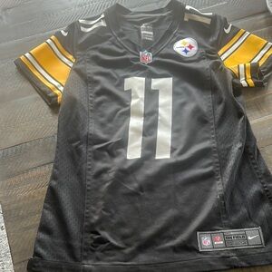 Nike Black and Yellow Football Jersey
